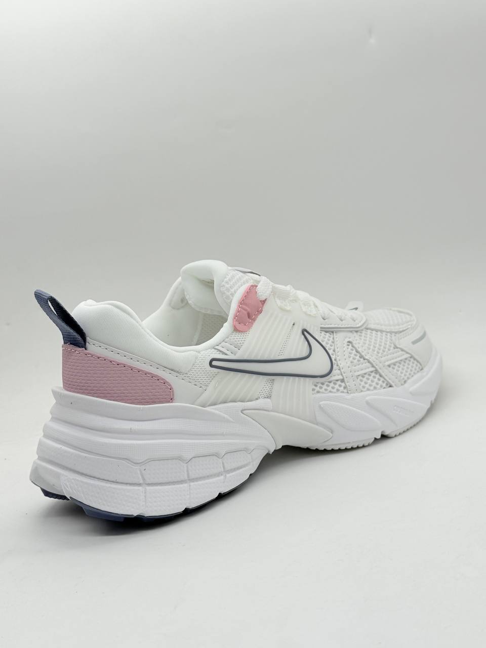 nike white pink blue shoes